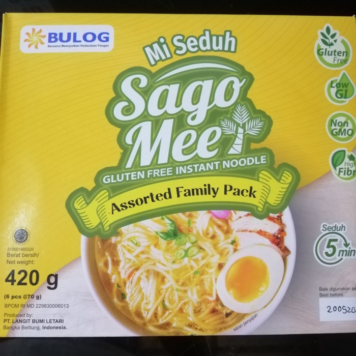 

Sago Mee Assorted Family Pack isi 6 Sagomee