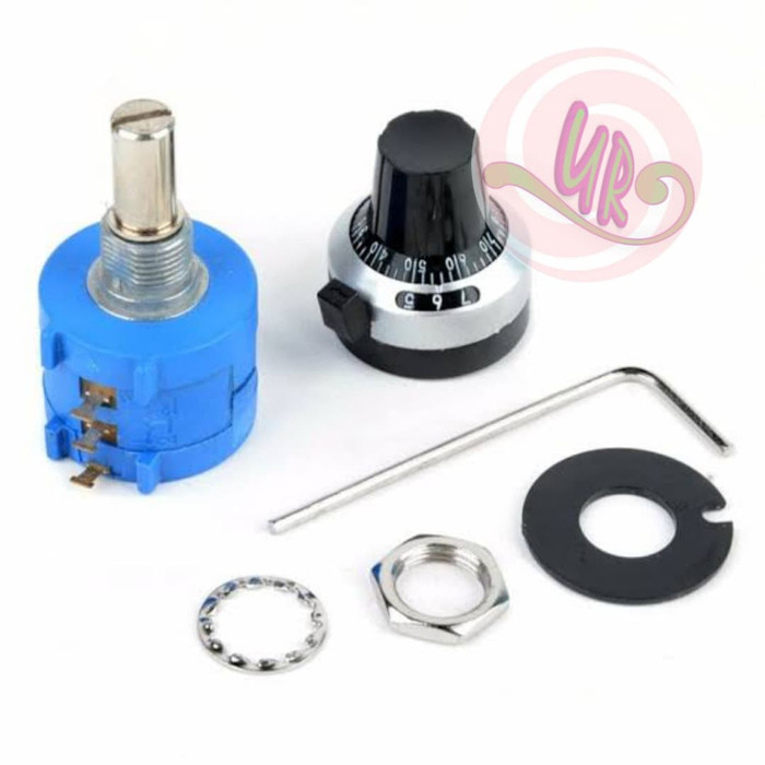 potensio 5k multiturn 3590s mexico bourns 502L plus knob Termurah
