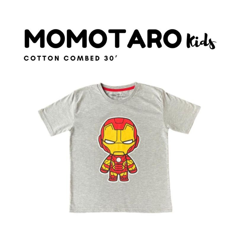 Kaos Anak Ironman MOMOTARO Unisex