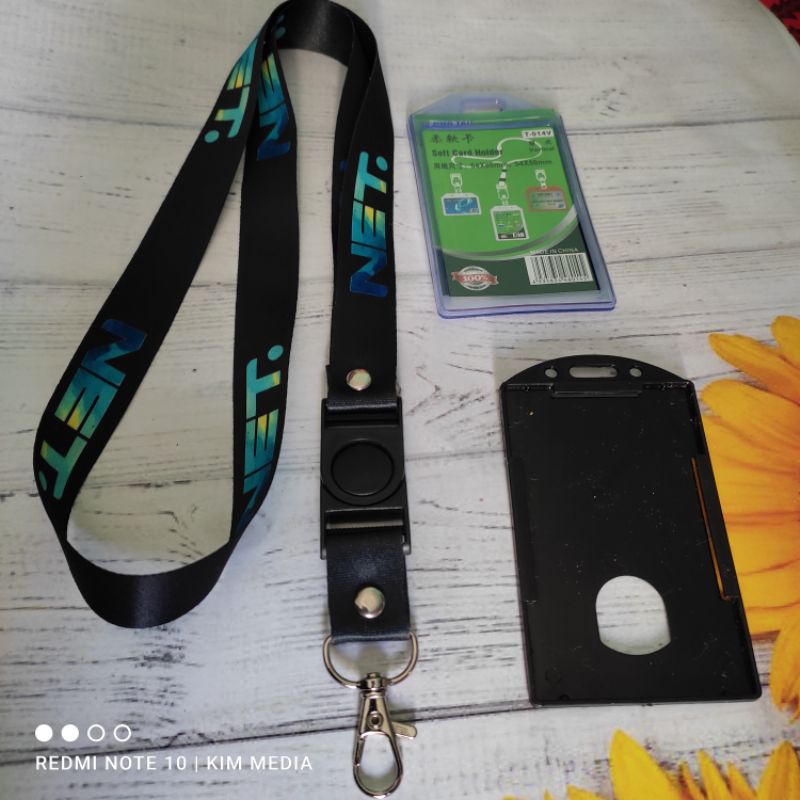 

Tali id NET tv / Lanyard idcard NETtv waterproof printing ready stok