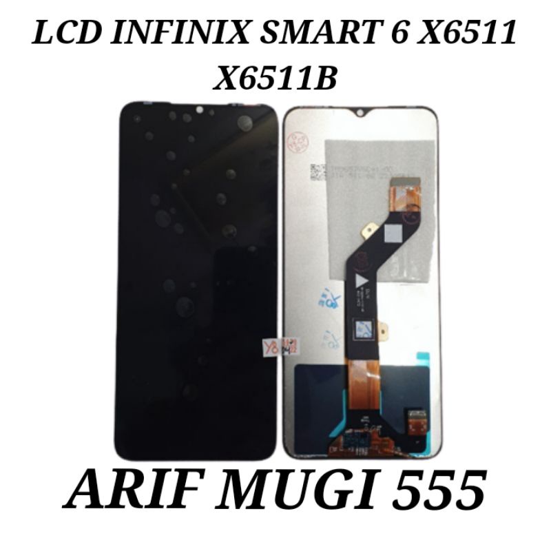 Lcd Infinix Smart 6 X6511 X6511B Fullset Original