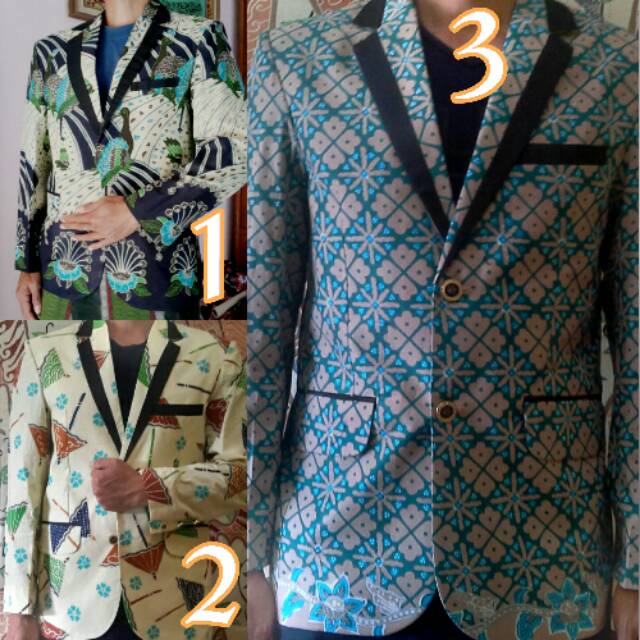 Jas Batik Tulis / Jas Batik Semi Tulis /Batik Jawa Barat