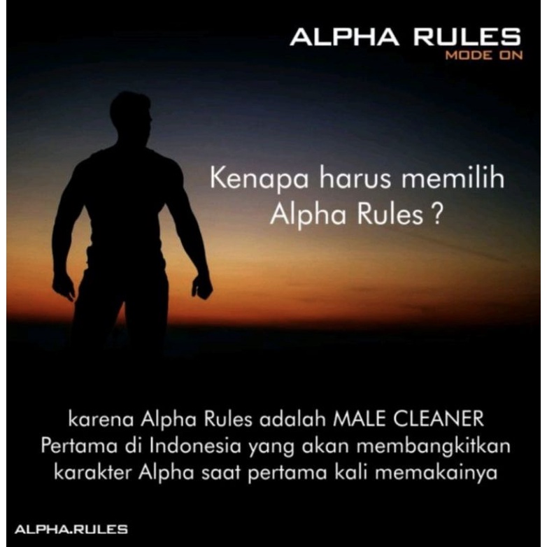 ALPHA RULES FACE HEADS UP DIRT RAZE OFF BODY CONTACT SKINCARE PAKET PERAWATAN WAJAH