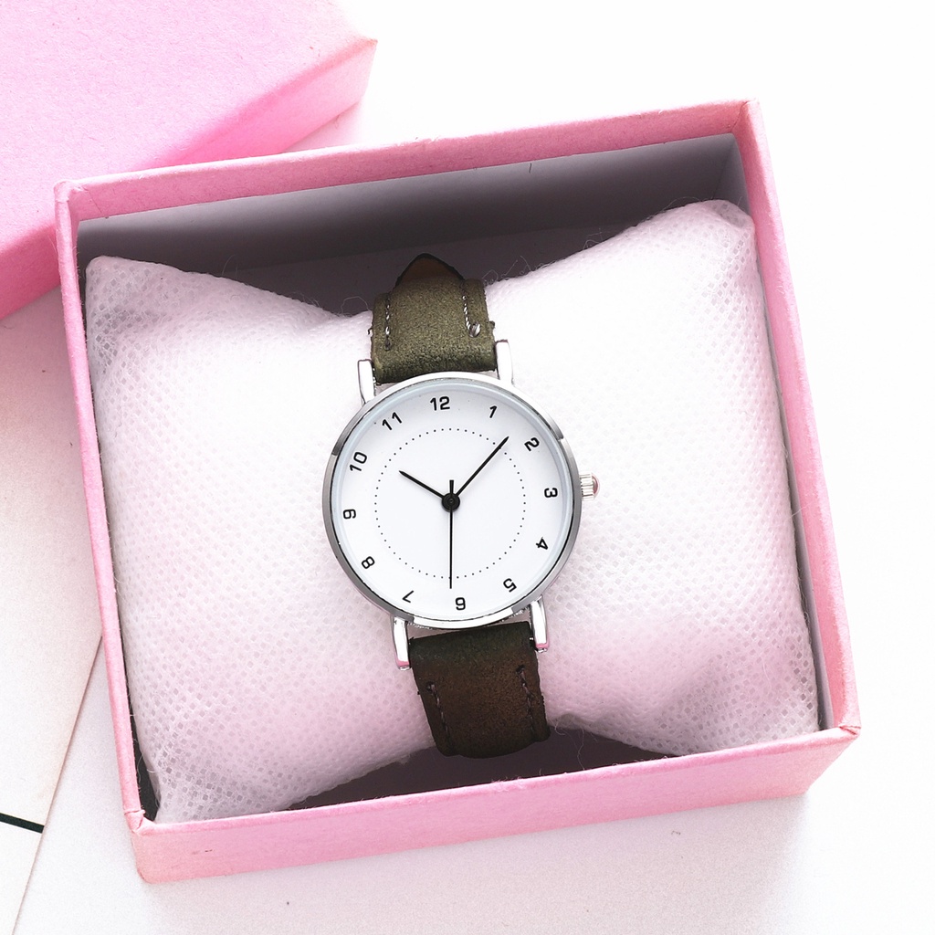 Watchyou Korea Jam Tangan Wanita / Jam Tangan Pria A0166 Simple Fashion Quartz Student Watches