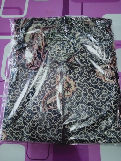 Maura Couple - Sania Ruffle Batik Couple Ori Ndoro Jowi Garansi Termurah Shopee - Batik Modern Solo