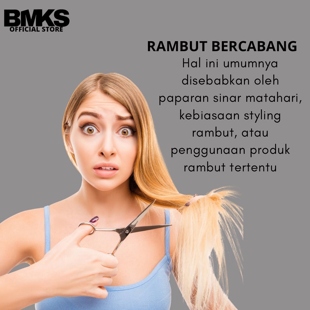 BMKS PAKET PERAWATAN RAMBUT ISI 4Pcs VITAMIN RAMBUT KERING PENUMBUH RAMBUT KERATIN HAIR TREATMENT / SHAMPOO / CONDITIONER / TONIC / MINYAK KEMIRI