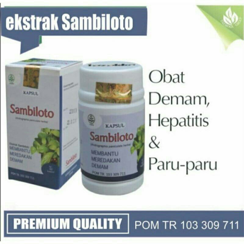 Sambiloto kapsul tazakka original