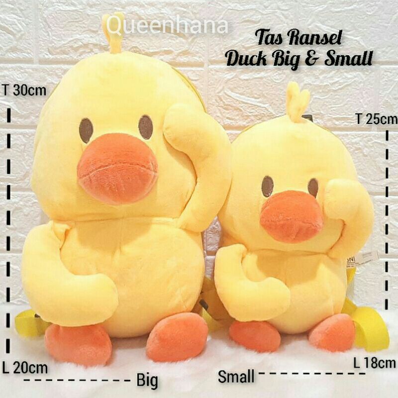 Tas Ransel Boneka Bebek Bagpack Duck Lucu