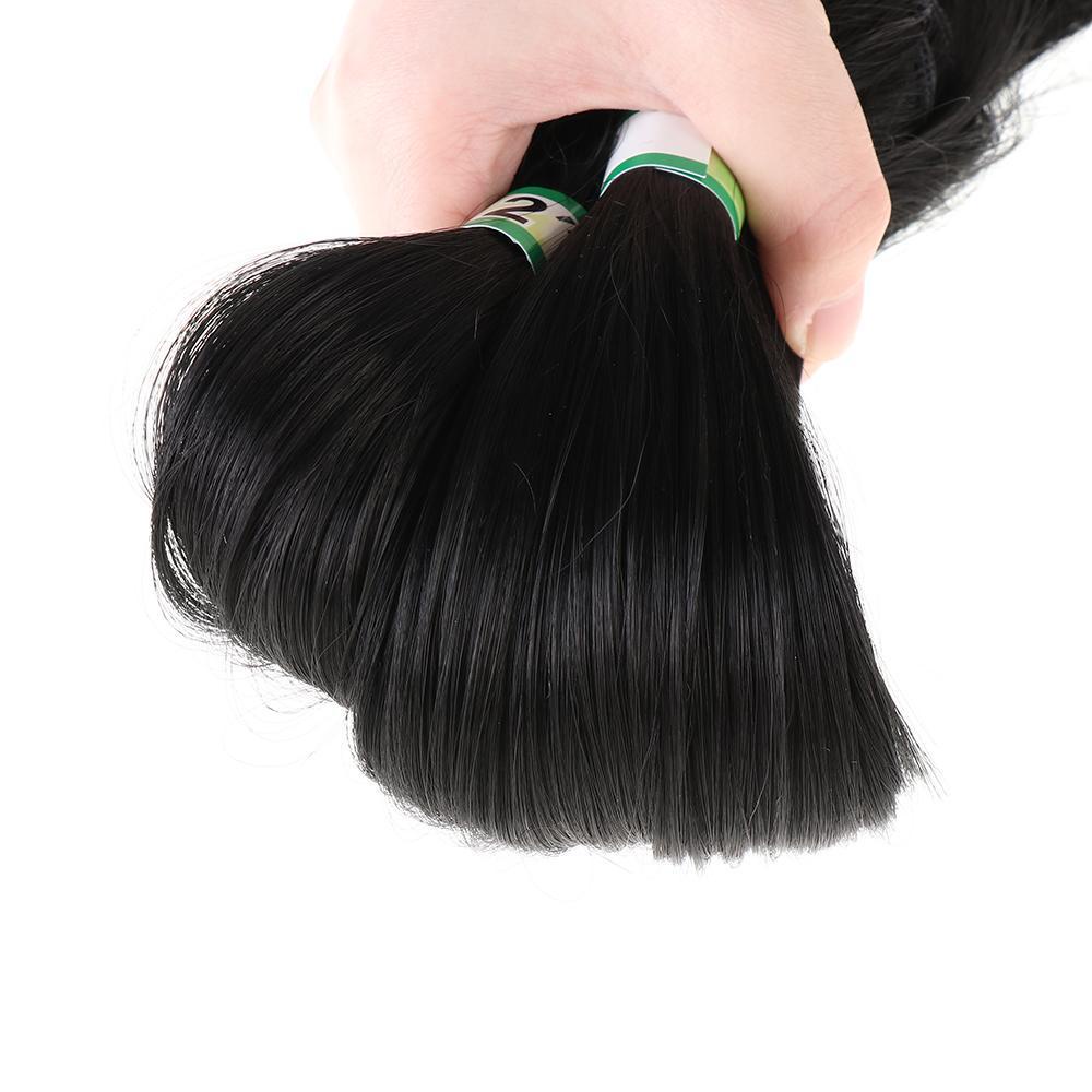 Lily 100g Hair Extension Sexy Tidak Diproses Rambut Lurus Brasil Hitam