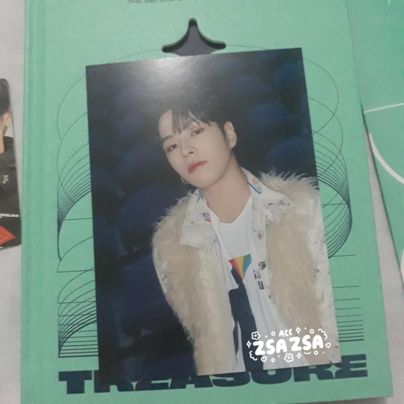 

postcard jaehyuk treasure second step green