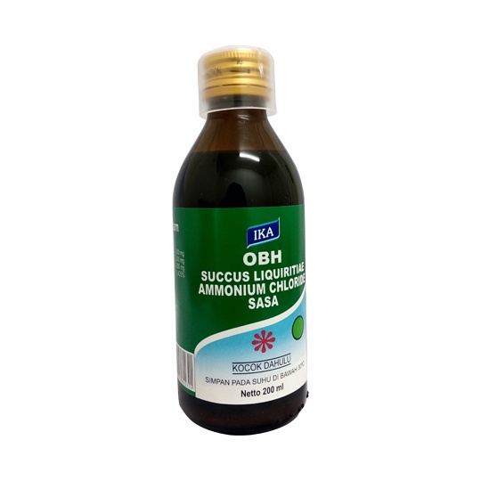 OBH IKA 200 ML Obat Batuk Hitam Berdahak 100 ML Sirup