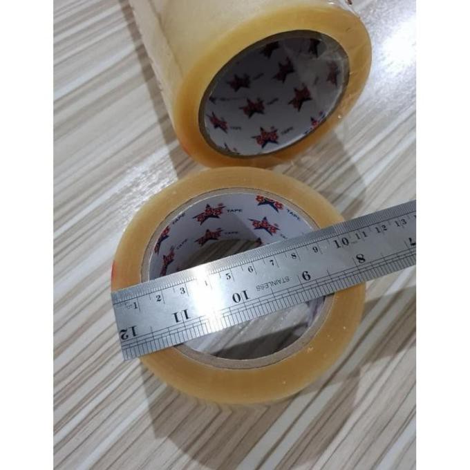 

Terlaris Lakban Bening 888 Tape / OPP Tape 2 inch 90 yard Murah Transparant Baru