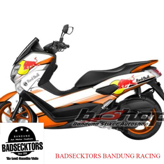 Sticker decal full body Yamaha nmax redbull keren