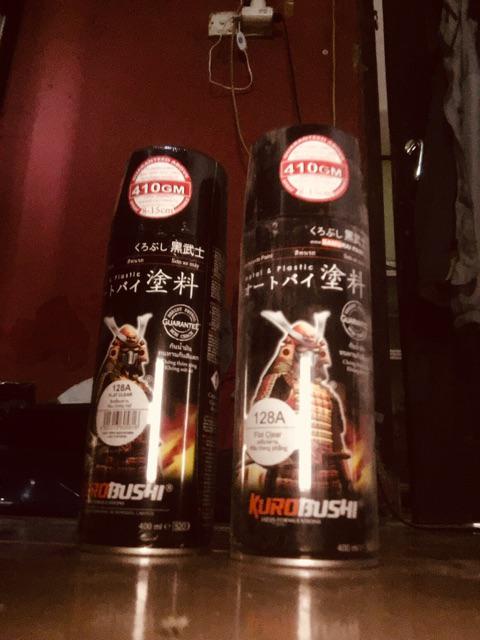 Pylox/pilok 128a Samurai Flat Clear Standard - Cat Semprot Aerosol