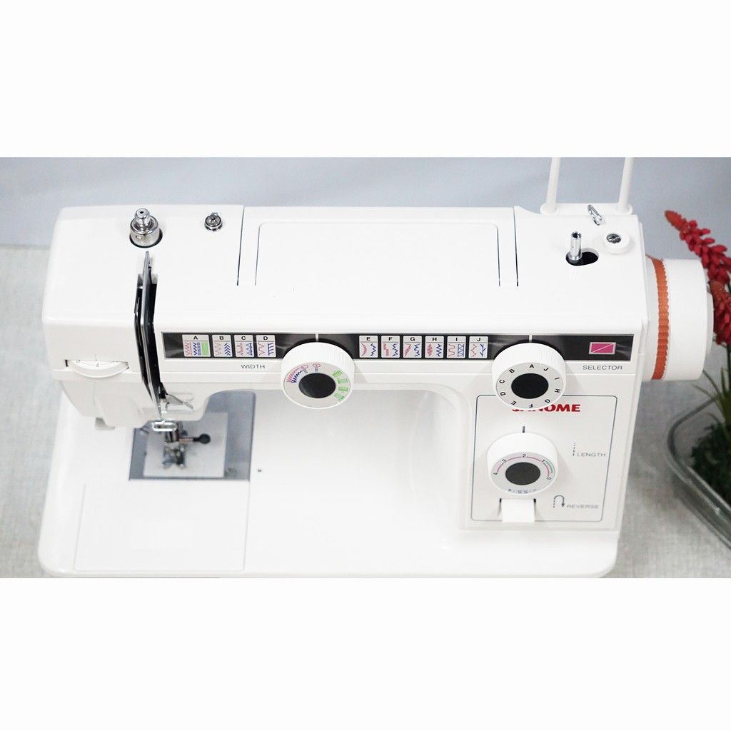 mesin jahit janome ns385 model semi portable/platbed - ns 385 n