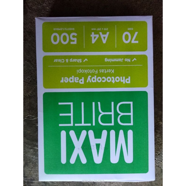 

Kertas MAXI BRITE