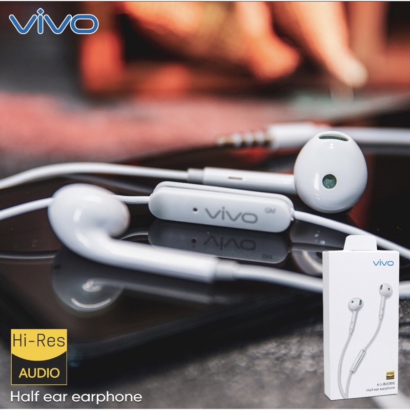 EARPHONE VIVO ORI HEADSET VIVO ULTRA BASS STEREO V20 V21 Y20 Y20S Y12S Y21S Y30 Y50 (V20 SERIES)