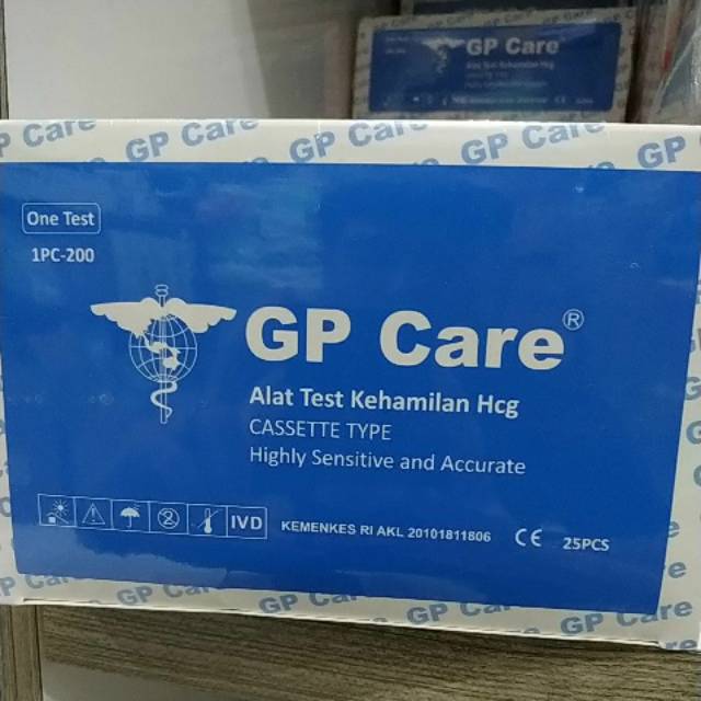 Tespek / Tes kehamilan merk Gp Care / hcg GP Care Device / hcg cassete gp care