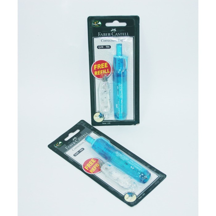 

Berkualitas Correction Tape Faber Castell Qjr-506 Ukuran 5Mm X 6M Warna Biru Bergaransi