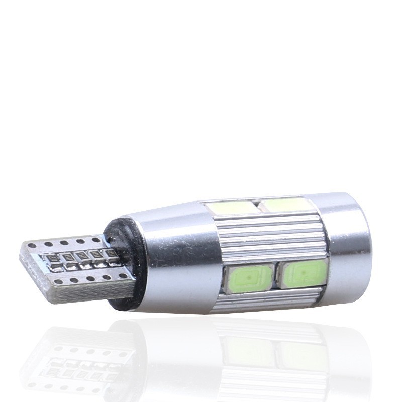 1pcs Lampu LED T10 Decoding Lebar 5630 10 Alarm Dengan Lensa