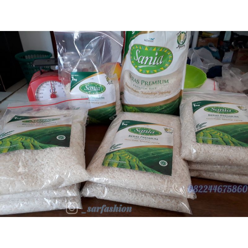 

Beras Sania Repack 1kg