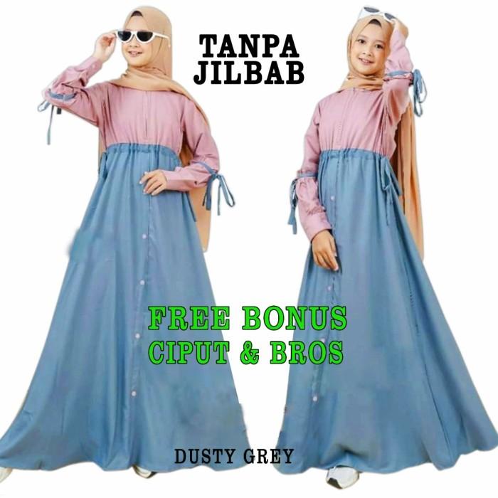 gamis anak remaja perempuan umur 11-13 tahun chacha dres