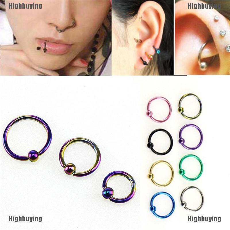 Hbid Glory Body Piercing Nose Ear Lip Bar Nipple Rings Cartilage Piercing Elegant