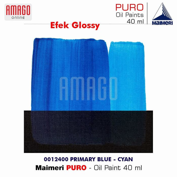 MAIMERI PURO - OIL PAINT - PRIMARY BLUE - CYAN - 40ML - M0012400