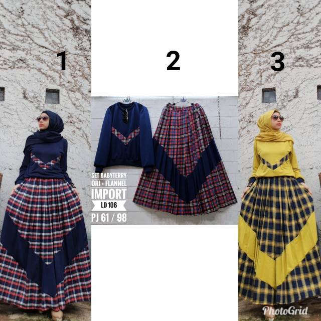 SETELAN ROK ORI SHR REAL PICT