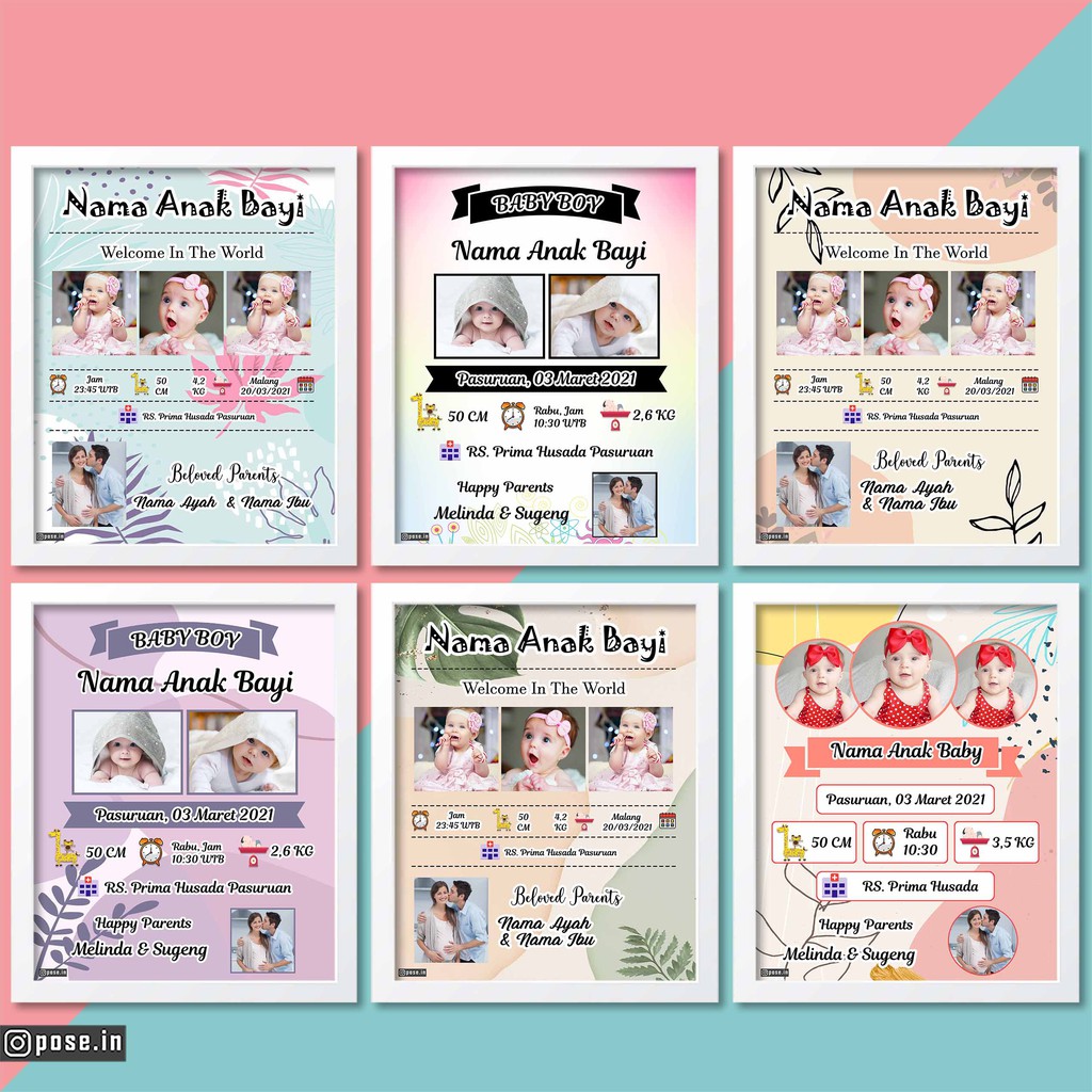 EDIT FOTO BIODATA BAYI (SOFTCOPY) Shopee Indonesia