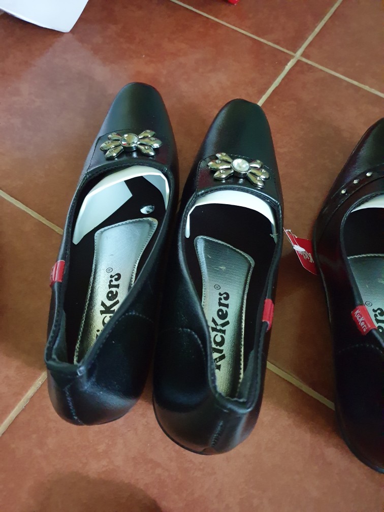 Sepatu Pantofel D21 2 Kantor Cewek Wanita Karir Termurah Kulit Sintetis Terlaris