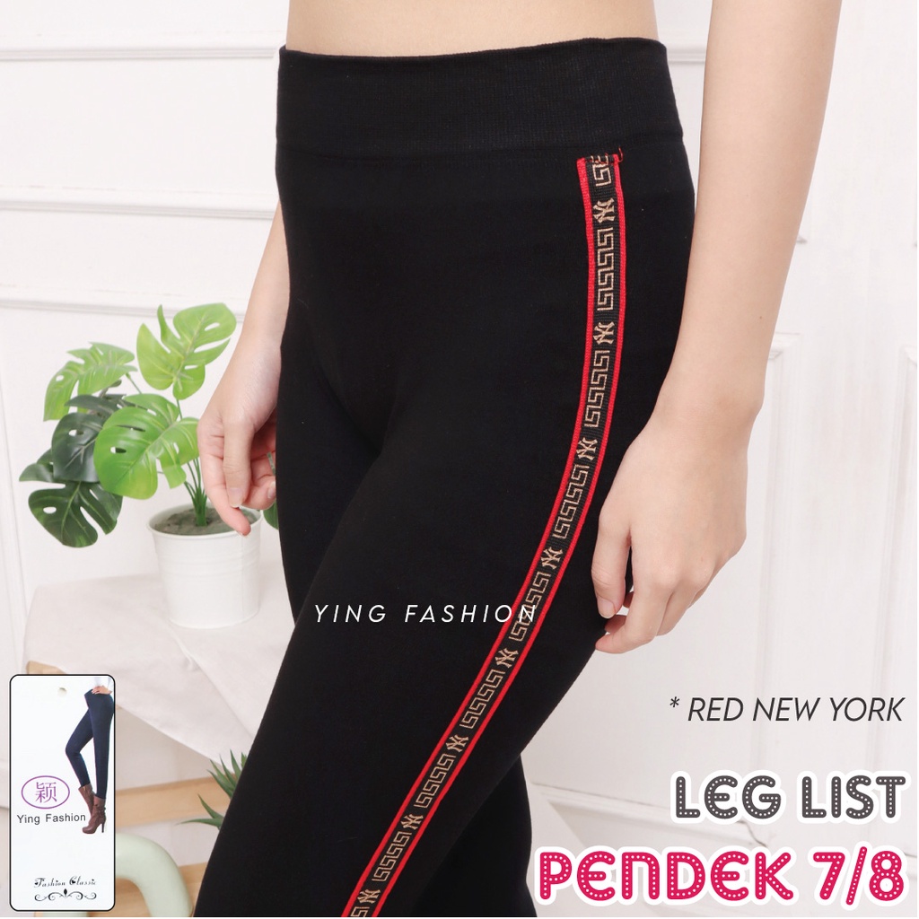 Legging Lis Pendek Wanita / Legging List Pendek import wanita / legging fashion wanita / legging 7/8 / ying fashion