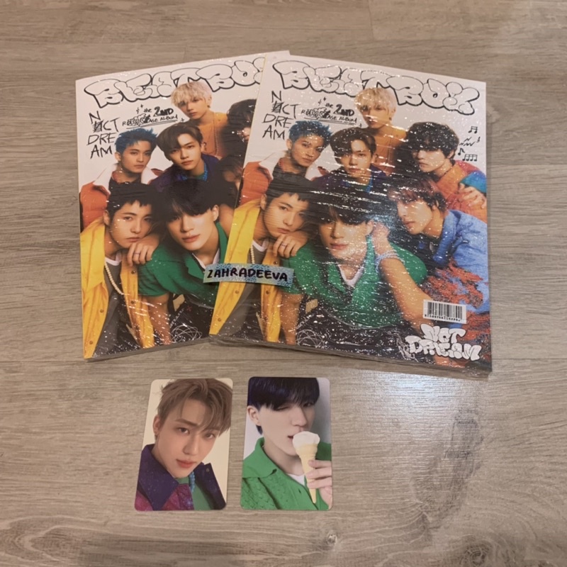 [UNSEALED] ALBUM NCT DREAM BEATBOX. THE 2ND ALBUM REPACKAGE. NEW SCHOOL VER. PHOTOCARD PC JAEMIN. RE