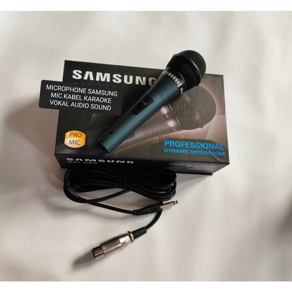 G634 MICROPHONE SAMSUNG MIC KABEL KARAOKE VOKAL AUDIO SOUND BEST BAHAN BESI MIKROPHONE DYNAMIC MICROPHONE CARDIOID METING CERMAMAH PIDATO DLL CABLE VOKAL ARTIS VOCAL AUDIO SOUND SISTEM PROFESIONAL PRO PENGERAS KHUALITAS SUARA JERNIH DAN SENSITIF UNIVERSAL