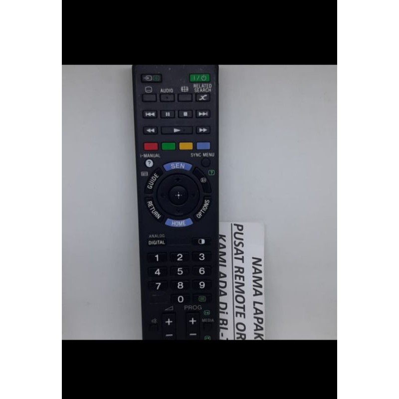 REMOTE REMOT TV SONY BRAVIA LED RM-GA027 ORIGINAL ASLI