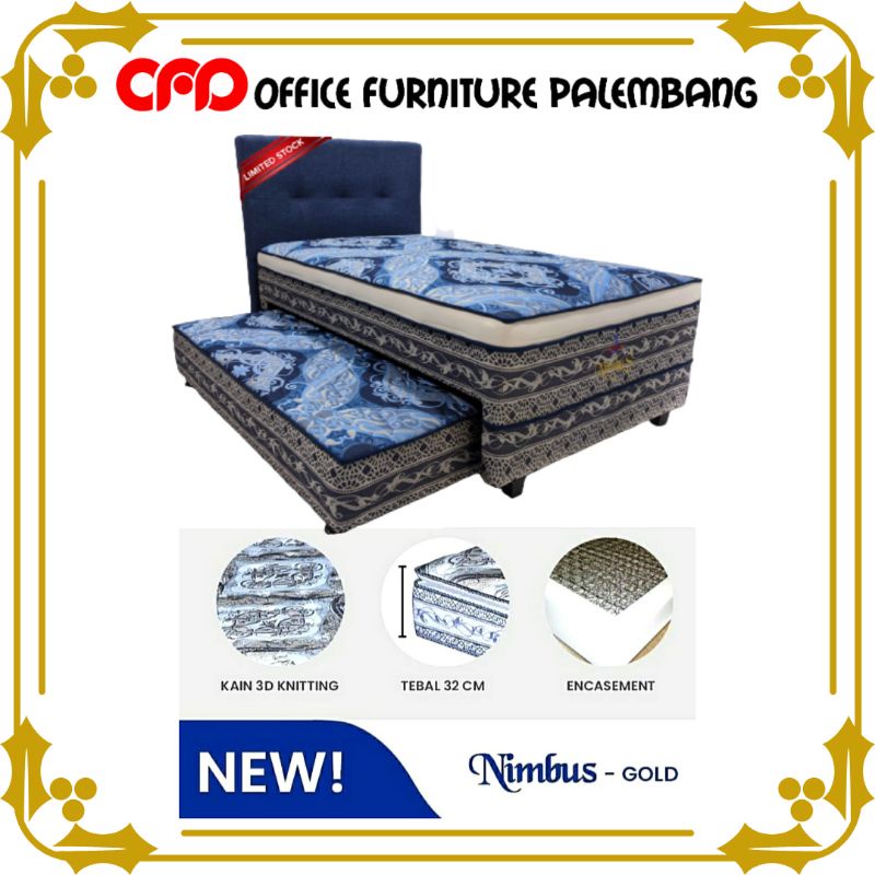springbed sorong 2in1 olympic NIMBUS bed dorong matras kasur spring bed 120x200cm