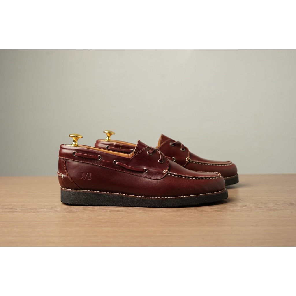 Sperry Loafers Red Brush Sepatu Pria Kulit Asli