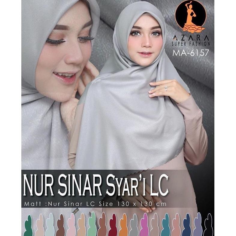 [130X130Cm] Hijab Jumbo Luxury Nur Sinar Syari Lc By Azara