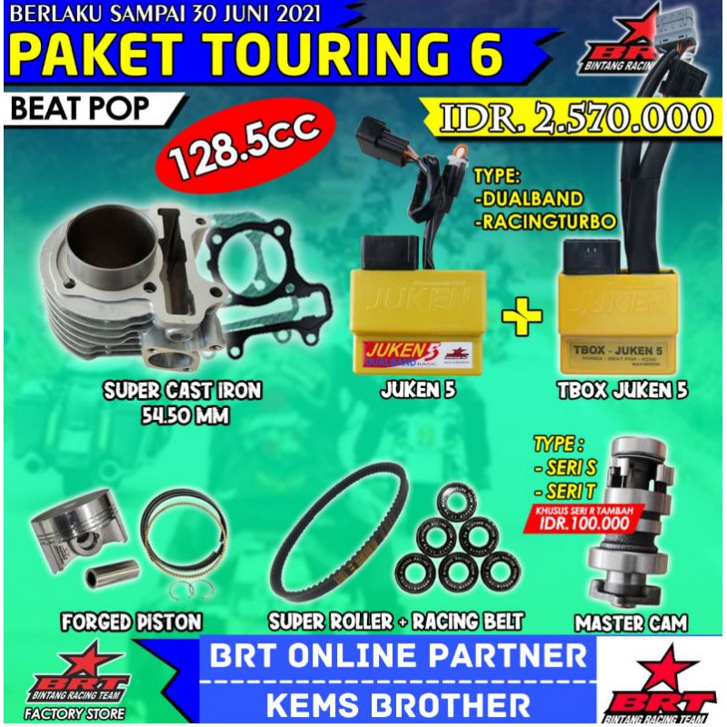 PAKET BEAT POP BRT TOURING 6