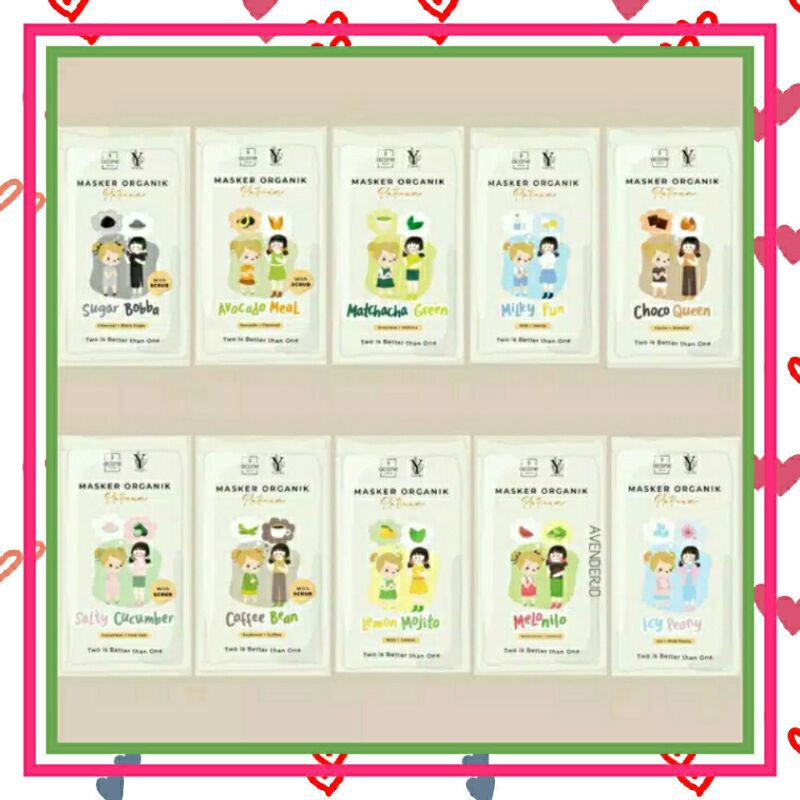 MASKER WAJAH ORGANIC PLATINUM OAT ACONESKIN YOURA