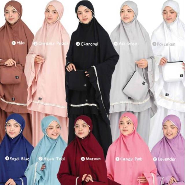 JILBAB AFRA -MAHIRA MUKENA RAYON HQ
