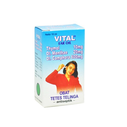 VITAL EAR OIL / PERADANGAN TELINGAN / ANTISEPTIK TELINGA / INFEKSI TELINGA / CEGAH INFEKSI TELINGA