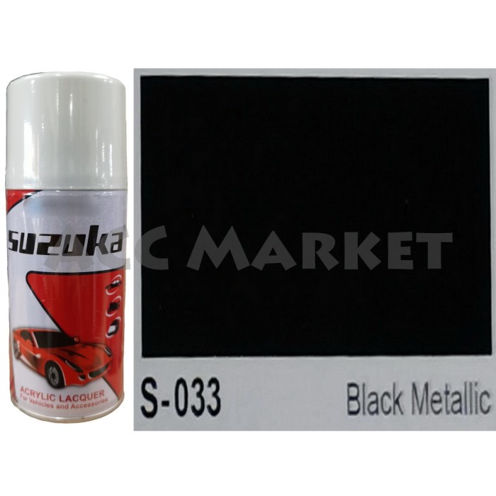 Pilox Suzuka Pilok Pylox Hitam Metalik Black S033