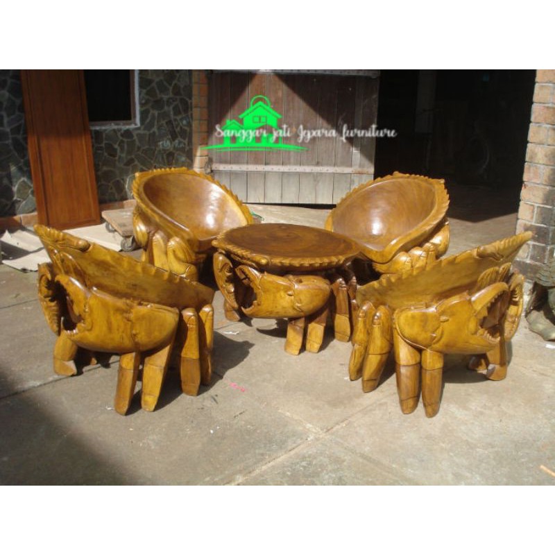 kursi tamu Kepiting mebel jepara