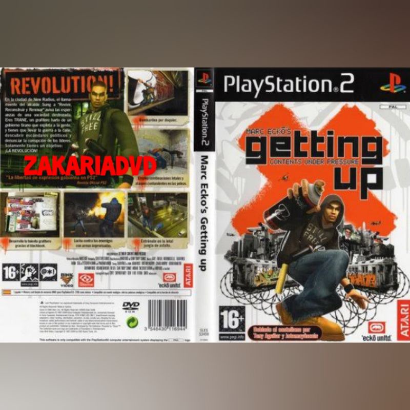 Kaset Ps 2 MARC ECKO'S GETTING UP