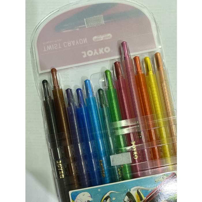 

Wow Crayon Puter Joyko 12 Warna Terbatas