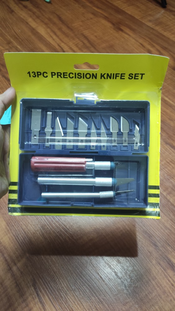 Wood Carving Set 13 Pcs Precision Knife Tool Pisau Ukir Pahat Ukiran