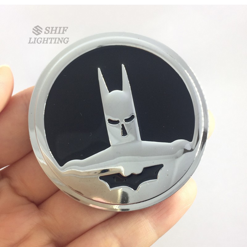 1Pc Stiker Logo Batman Bahan Metal Untuk Mobil / Motor