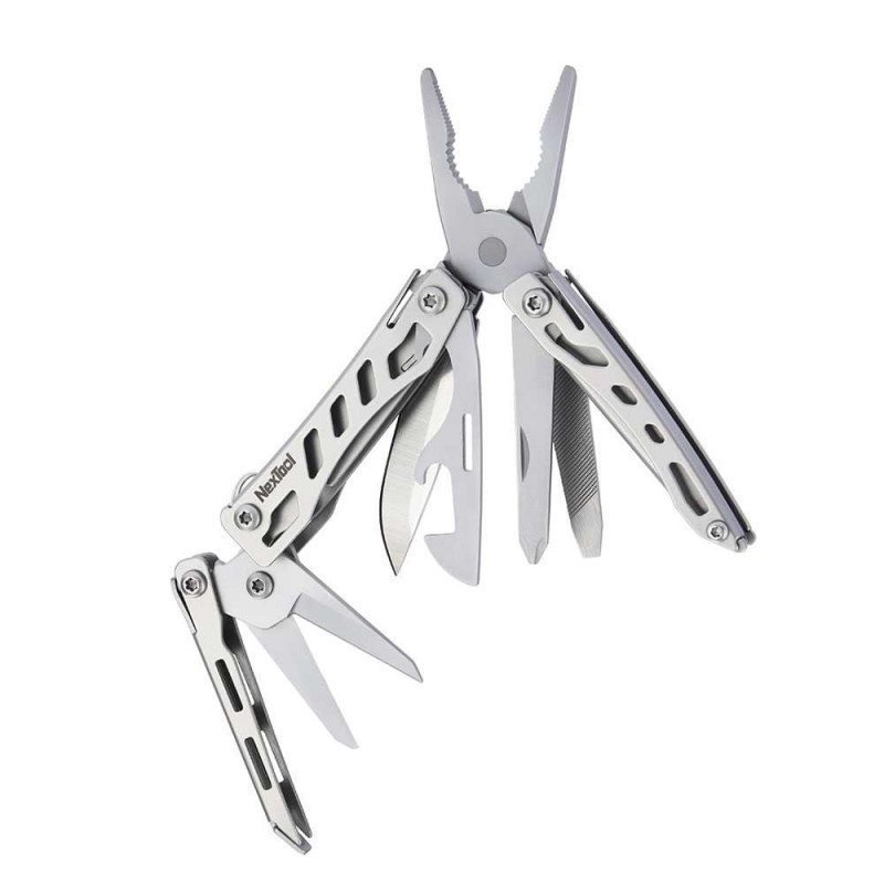 Pisau Lipat Alat Multifungsi 10 in 1 Mini Knife Outdoor Survival Tool