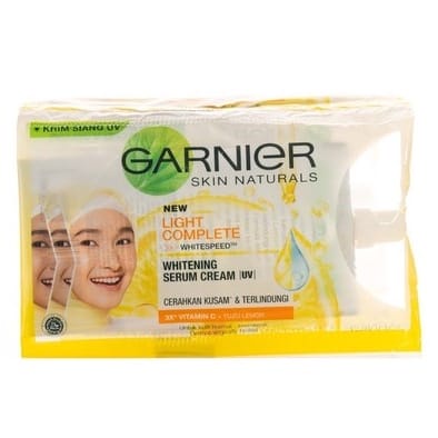 GARNIER SACHET SERUM CREAM KRIM WAJAH 7ML PELEMBAB PERAWATAN SKINCARE